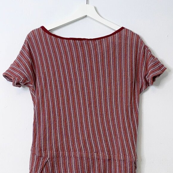 Elizabeth and James striped linen blend dress coverup size small - Picture 5 of 10